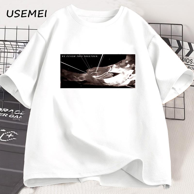 Jayvik Tshirt Unisex Unisex Vintage Jayce X Viktor Arcane T Shirt Casual Short Sleeve Tshirt Cotton Slim Tees Streetwear