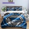 Постельное белье с узором Hertha BSC Berlin Декор для дома Подарок на день рождения (1 пододеяльник + 2 наволочки, без наполнителя)