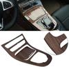 2Pcs Console Gear Shift Panel Cover Trim Frame for Mercedes Benz E-Class W213 2016 2017 2018 3 Styles Car