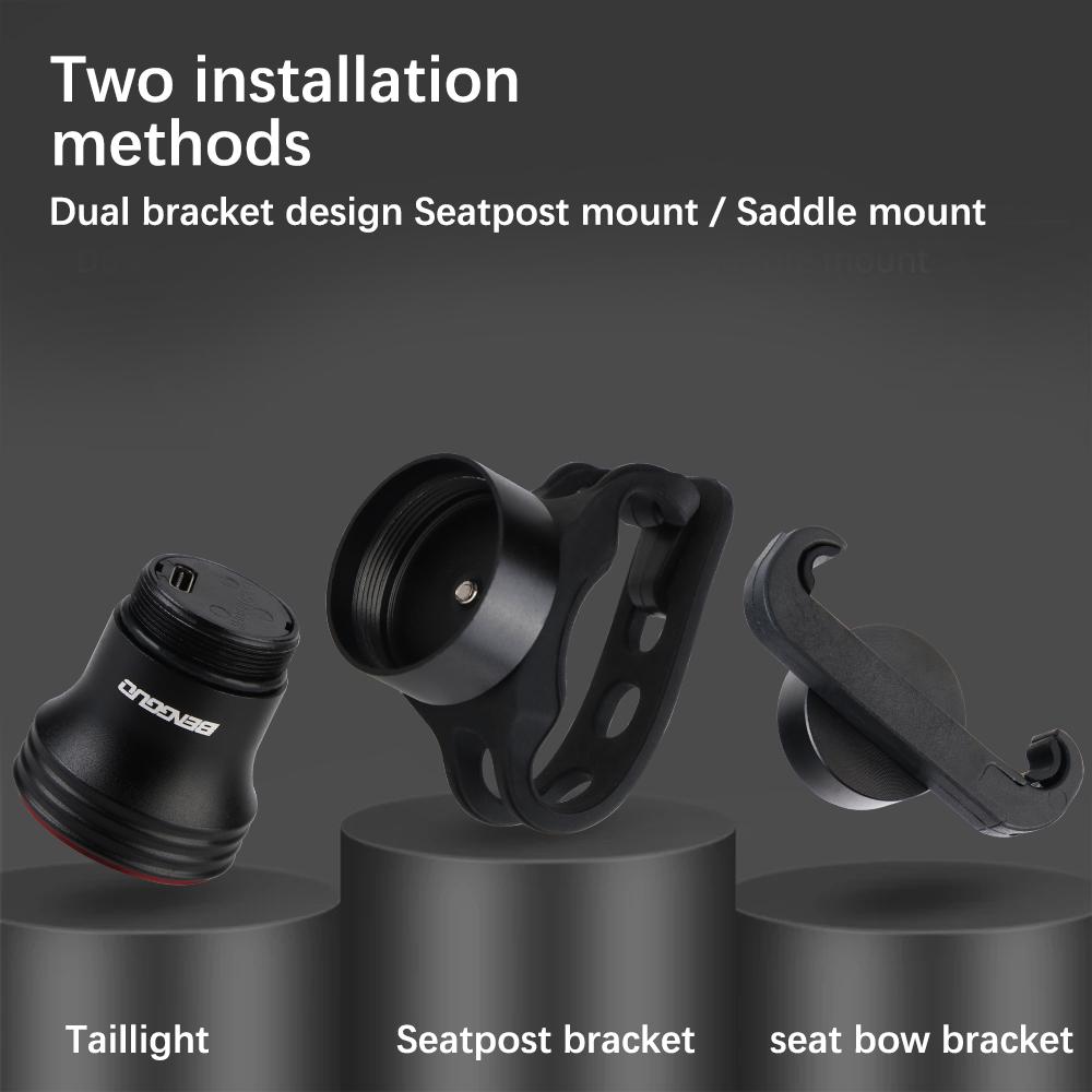 Датчик торможения Ночной свет для езды на велосипеде Предупреждающий задний фонарь Задний стоп-сигнал Стоп-сигнал для велосипеда Мотоцикл Светодиодная лента