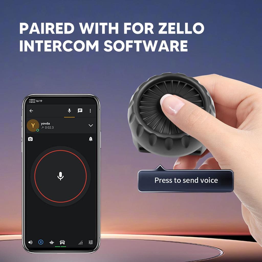Беспроводная кнопка-переключатель PTT для Vbestlife Zello, Bluetooth 5.0 One