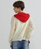 AVIREX SWEAT LOOK KNIT HOODIE Women's F Size 033 off white 783-6131602