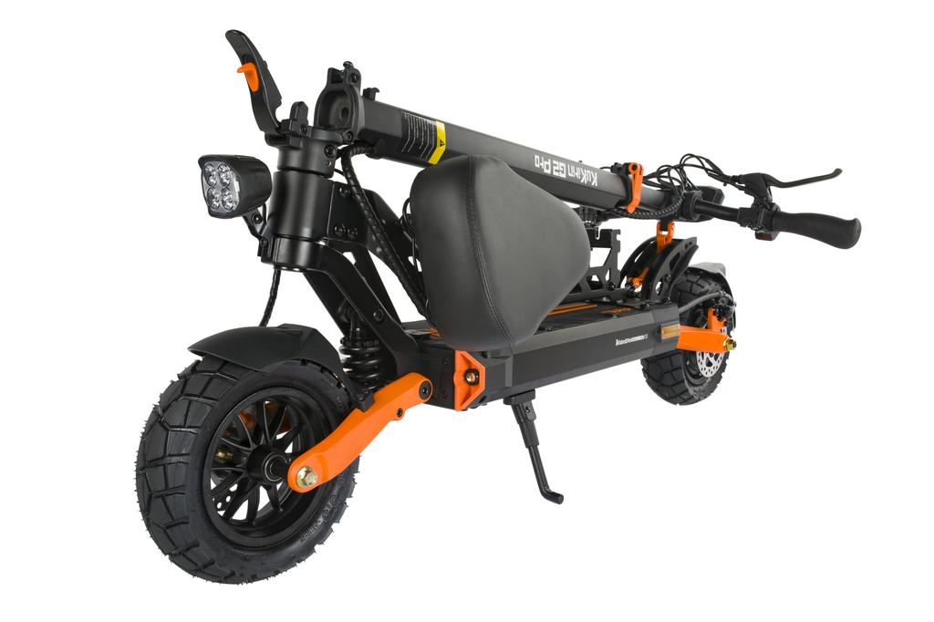 KuKirin G2 Pro Foldable Electric Scooter 600W Rear Motor 48V 15.6Ah Battery 45km/h Speed 58km Range LED Display Lights