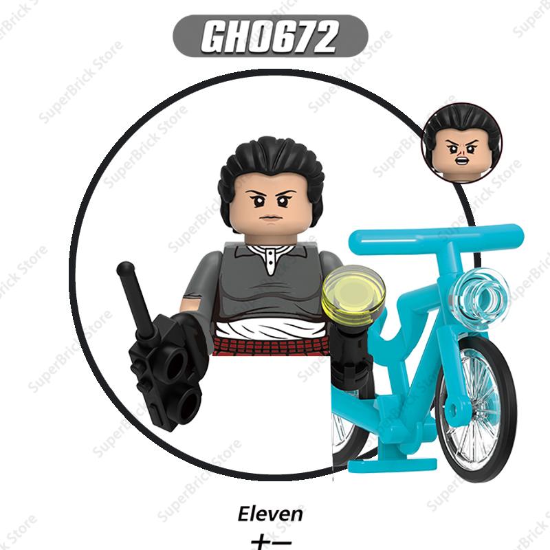 Montauk Upside Down World Building Blocks Demogorgon Vecna Eleven Mini Action Figures Bricks Model Movies Dolls Toys Kids Gift