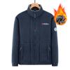 Unisex Polar Fleece Jacket: Stand Collar, Windproof, Warm, Loose Fit for Outdoor & Mountaineering