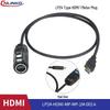 Водонепроницаемый авиационный HDMI-разъем Lingke LP24 для проекторов и мониторов