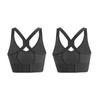 2 Pack Women's Breathable Sports Bra High Strength Support Underwear Jump Rope Running Yoga Braletter Summer Tank Top