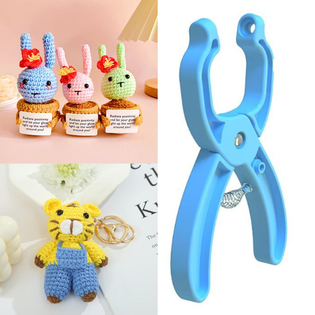 Knitting Crochet Doll Safety Eye Pliers Tool 3D Printed Pliers Eye Amigurumi Attaching Crocheti P2M7