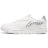 Li Ning Sports Fashion Series Non-Slip Lightweight Low-Top Skate Shoes Women Sneaker Cloud-White AGCR318-2