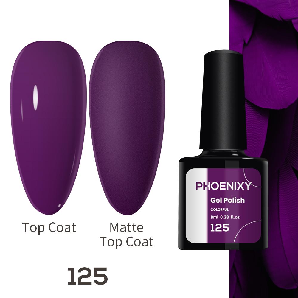 Гель-лак для ногтей PHOENIXY, 8 мл, отмачиваемый гель-лак для дизайна ногтей, маникюрного салона, лампы для ногтей своими руками и украшения домашнего гелевого дизайна ногтей