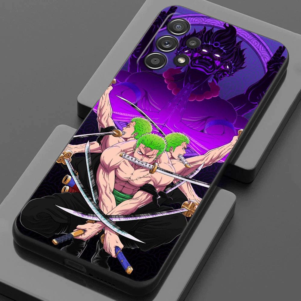 Anime Ones P-Piece Zoro Phone Cover For Samsung Galaxy A56 A57 A37 A55 A36 A26 A17 A07 A35 A34 A53 A54 A52 A73 A72 A32 Back Case