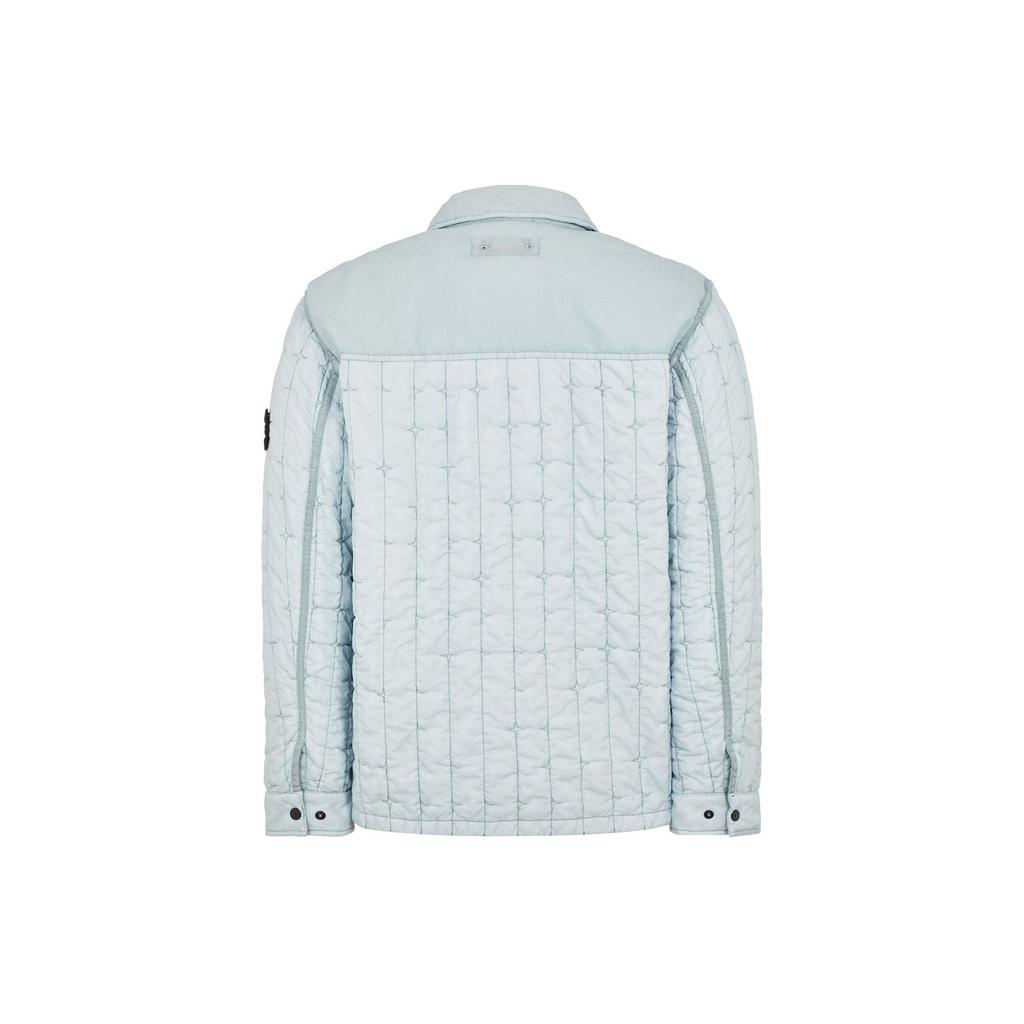 STONE ISLAND SS24 Jackets & Coats Men's Ice Frost Blue 801540831-V0041