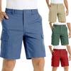 Летние повседневные шорты, мужские однотонные спецодежды, прямые шорты-карго, мужские свободные спортивные шорты