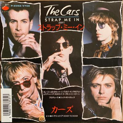 7-дюймовая пластинка CARS - Strap Me In P2352PROMO Elektra 1987 Япония Рок Б/У