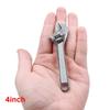 Mini 2.5/4 Inch Adjustable Spanner Open-End Wrench Tools Small Wrench Portable Key Tool Set Can Be Carried with You