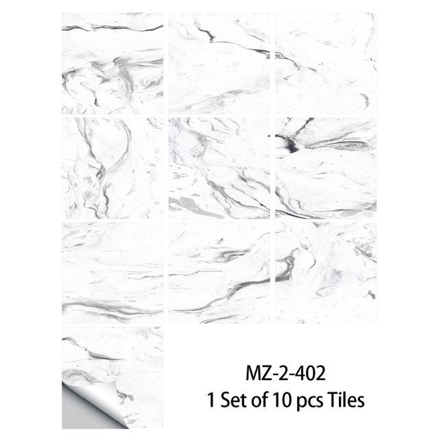 10/15 см белая мраморная текстура, наклейки на плитку, кухонный фартук, маслостойкий шкаф для ванной комнаты, водонепроницаемые наклейки на стены