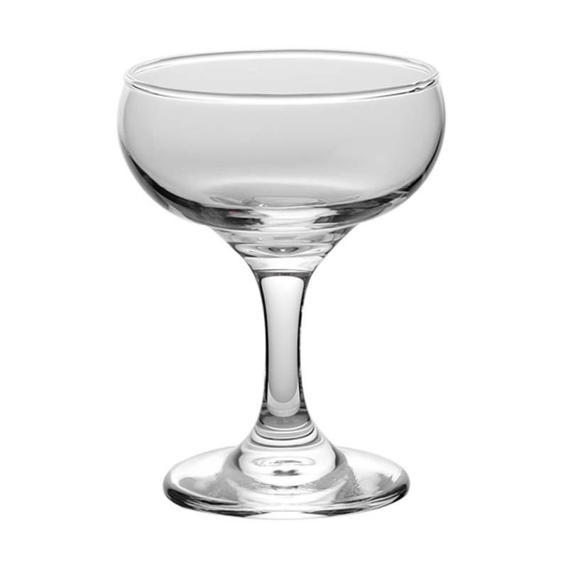 Элегантный набор бокалов для свадебной шампанской башни - на высокой ножке, с круглым дном, с широким горлышком для банкетов и дегустаций коктейлей