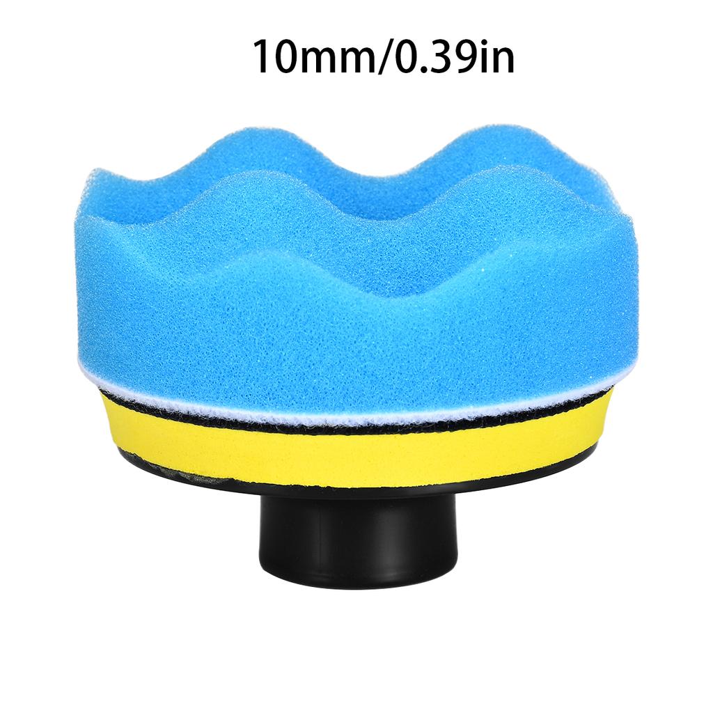 Полировальная губка для полировки 80 мм 24 шт. Полировальная губка с шестигранным валом для электрической полировальной машины, ударной дрели, полировальный шуруповерт P