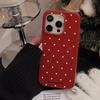 Винтажный белый чехол в горошек для iPhone 17 iPhone 17 Pro Max