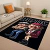 3D A ACDC Рок-группа Брайан Музыка Мультяшный Ковер для Гостиной Нескользящий Мягкий Ковер для Спальни Игровой Комнаты Дивана, Домашний Декор Придверный Коврик