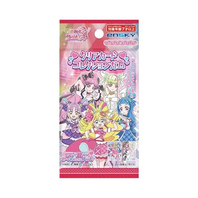 Kimi to Idol Коллекция прозрачных карточек Жевательная резинка Коробка PreCure 16 штук (Конфеты-игрушки)