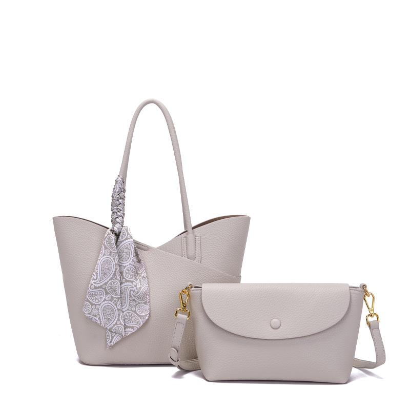 Women's bag 2024 spring/summer new tote bag, large shoulder bag, commuter bag, large capacity niche underarm mother-daughter bag