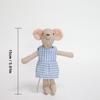 Nordic Style Mouse Hand Puppet Polyester Plush Toy Toy Story Comforter for & Early Learning Educational Birthday Gift
