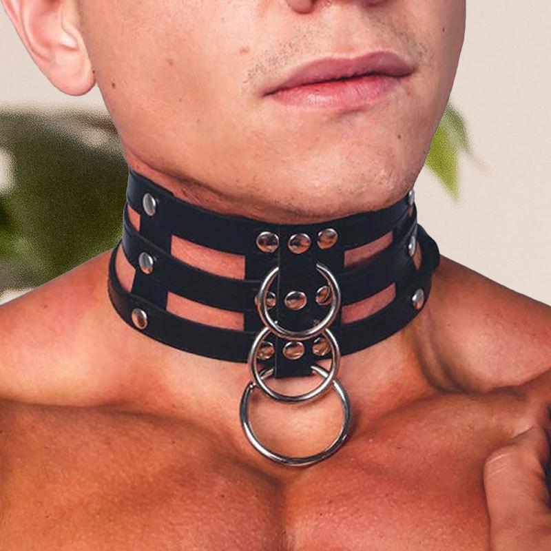 Men'S Sex Straps Personalized Sm Bundles Comfortable Shoulder Straps Leather Collars Bracelets Punk Belts