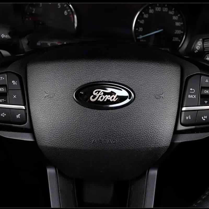 Новая автомобильная наклейка 2026 года Ford 2025 Горячая 3 шт. Передний капот Задний значок Логотип Наклейка для Ford Mondeo Edge Kuga Focus Хэтчбек Седан