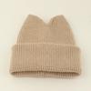 Soft Wool Ears Protection Hat Crochet Balaclava Hat Cartoon Ears Beanie Hat  Face Cover