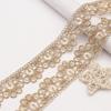 1Yard/91CM Golden Lace Fabric Sewing Centipede Braided Lace Wedding Craft Dly Clothes Accessories Decoration