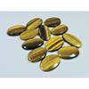 12Pcs Natural Brown Tiger eye Oval Shape Cabochon Loose Gemstone 295Cts. Lot C-2476