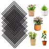 50 шт. коврик для цветочного горшка предотвращает корневую гниль, способствует здоровому росту растений, садоводству, сетчатый коврик с отверстием для цветочного горшка