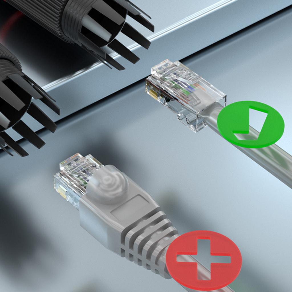 RJ45 Connector IP67 Ethernet Network Cable Connector Shielded for Outdoor