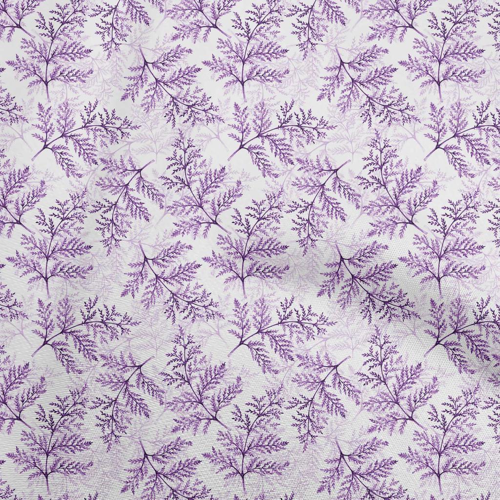 oneOone Ткань Cotton Flex Dark Magenta Leaf Швейные проекты для творчества Ткани с принтами по ярдам 40 дюймов