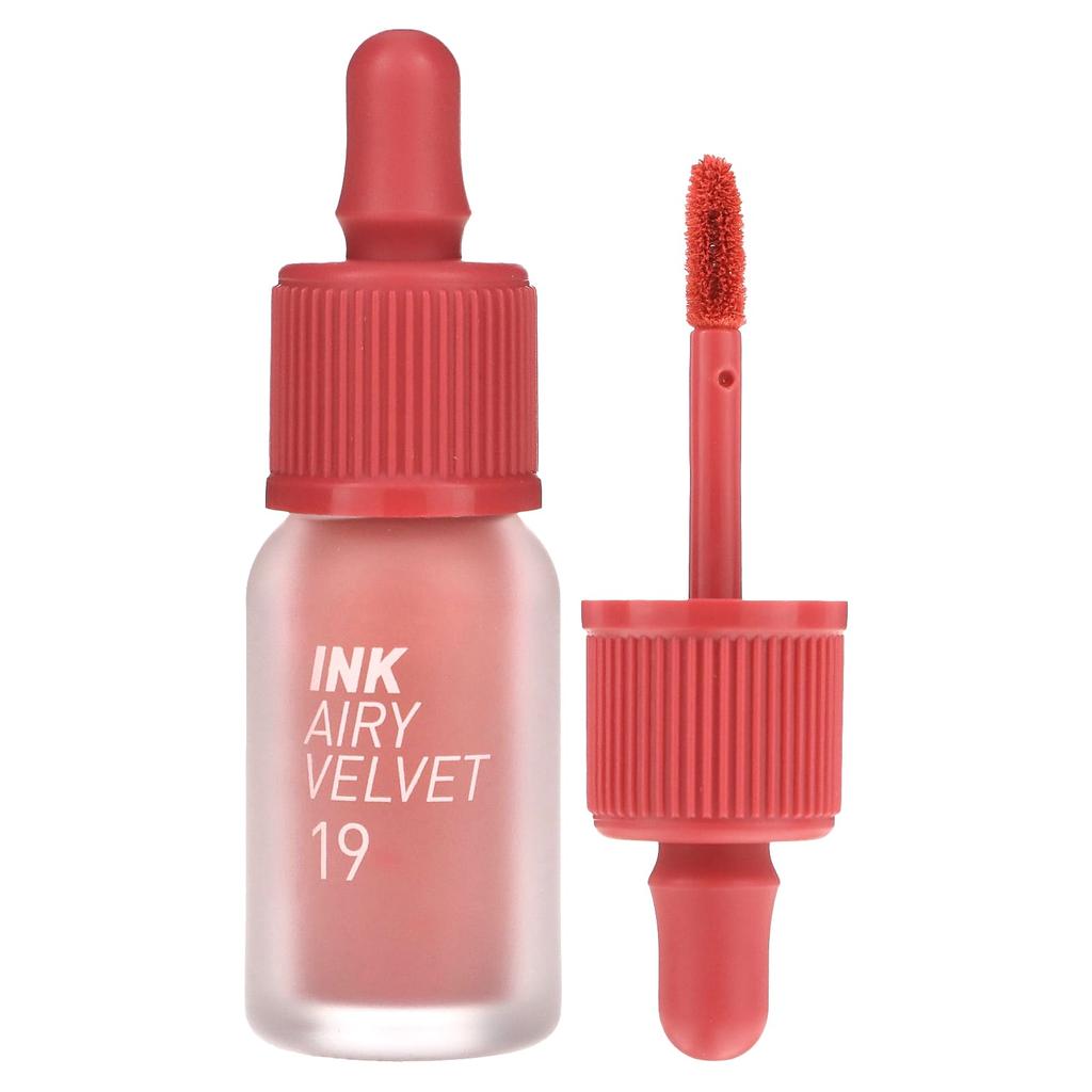 Peripera Ink Airy Velvet Lip Tint, 19 Elf Light Rose, 4 G (0.14 Oz)