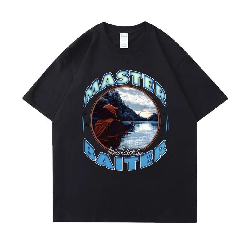 Купи мужчине рыбу Он день Научи рыбу мужчине На всю жизнь Смешная футболка-мем Хлопковая футболка Мужчины Женщины Хлопковые футболки оверсайз Одежда