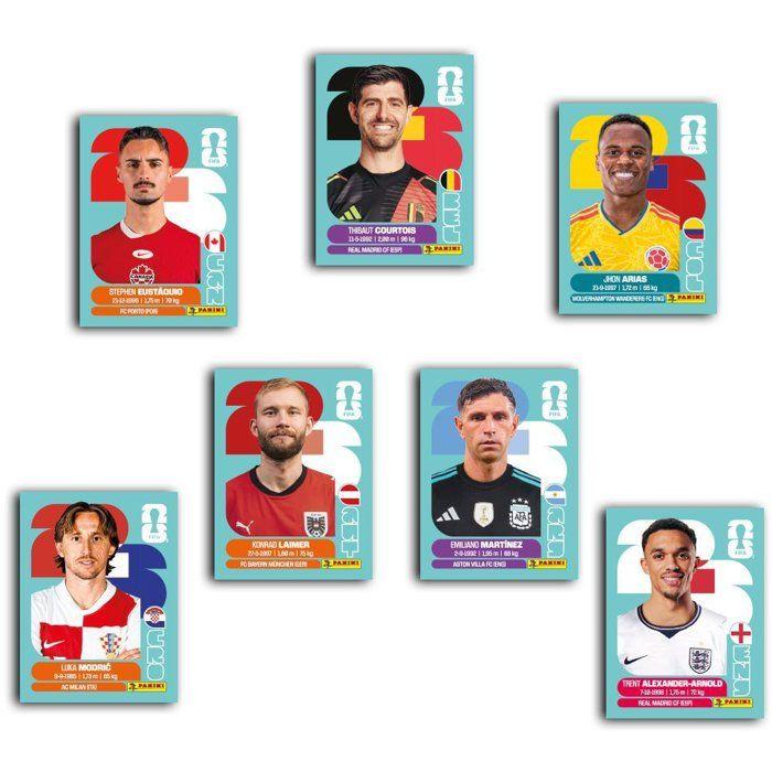 Blister - PANINI - COUPE DU MONDE DE LA FIFA 26TM - 8 pochettes de 7 stickers
