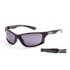 OCEAN Кипр Плавающие Обертывающие Солнцезащитные Очки с УФ-покрытием, Переработанные, Матовый Черный Дымчатый, Форма, Защита, Ударопрочные Линзы, Материалы, (Поляризованный