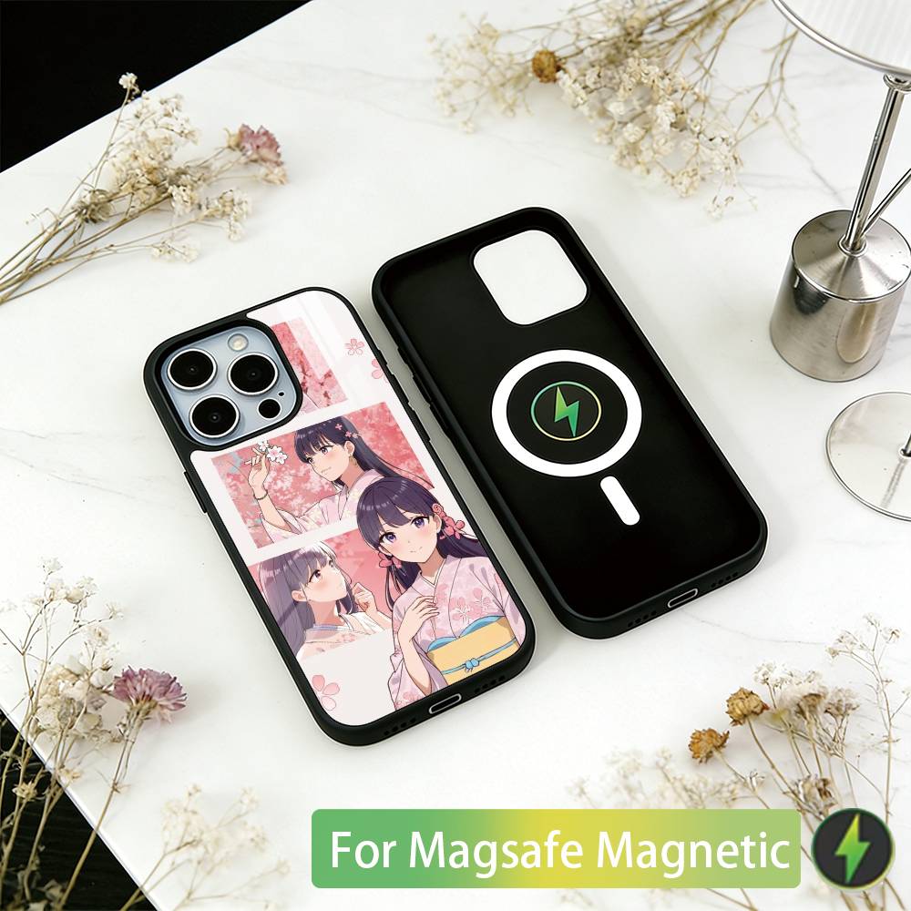 Чехол для телефона 'Мой счастливый брак' Для iPhone 17, 16, 15, 14, 13, 12, 11 Plus, Pro Магнитный Для Magsafe Беспроводная зарядка