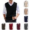 Men's V-neck Vest Sleeveless Knitted Pullover