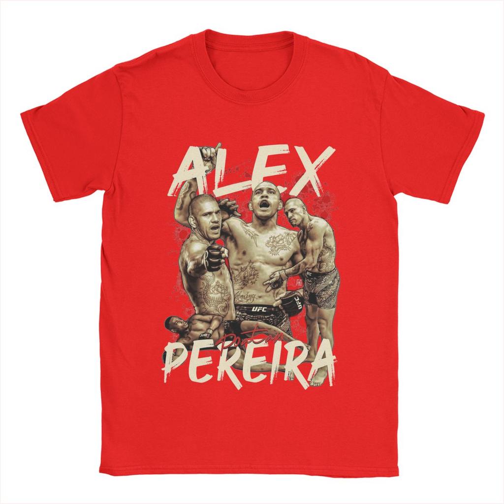 All Seasons Men Women Alex Pereira Poatan Boxing Boxer T Shirts Apparel Pure Cotton T-shirt Clothes Creative Tee Shirt