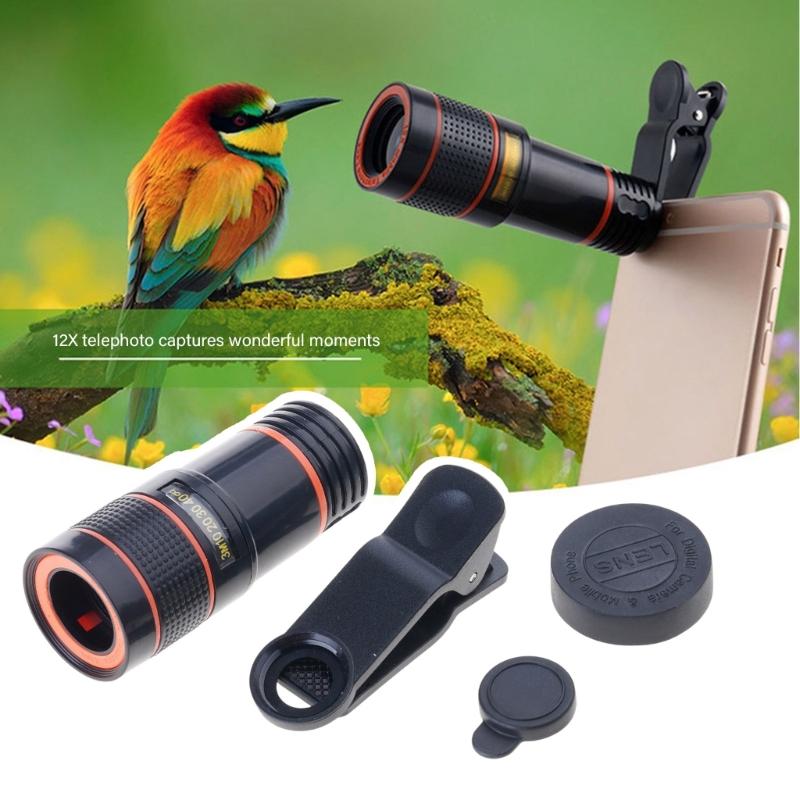Smartphone Telephoto Lens Various Magnification Clip Suitable for Wildlife Sports Event Long Ranges Photography