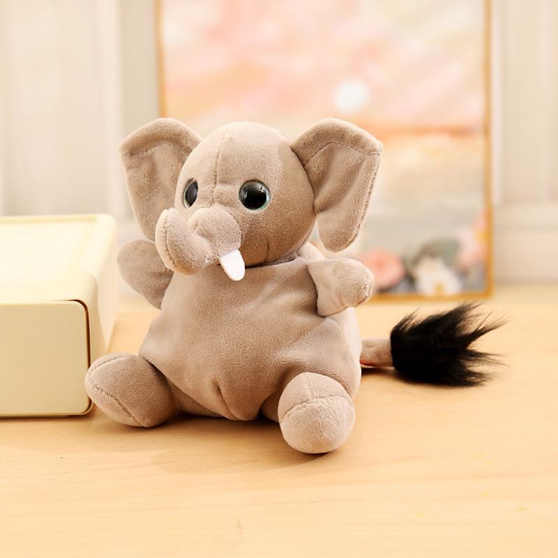 Animal Toy Panda Bag Pendant Unicorn Pony Plush Doll Elephant Key Chain Gifts