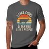 I Like Cows And Maybe Like 3 People Cow Farm Farmer Gifts Tshirt Independence Day Short Sleeve Tshirt