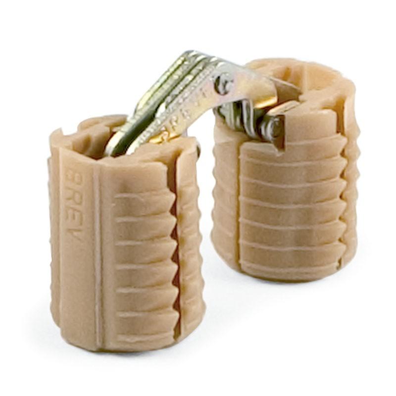 ALK FABRICACIÓN EUROPEA - PRIMA BISAGRA DE MESA INVISIBLE REDONDA ø DIÁMETRO 12 ACABADO BEIGE