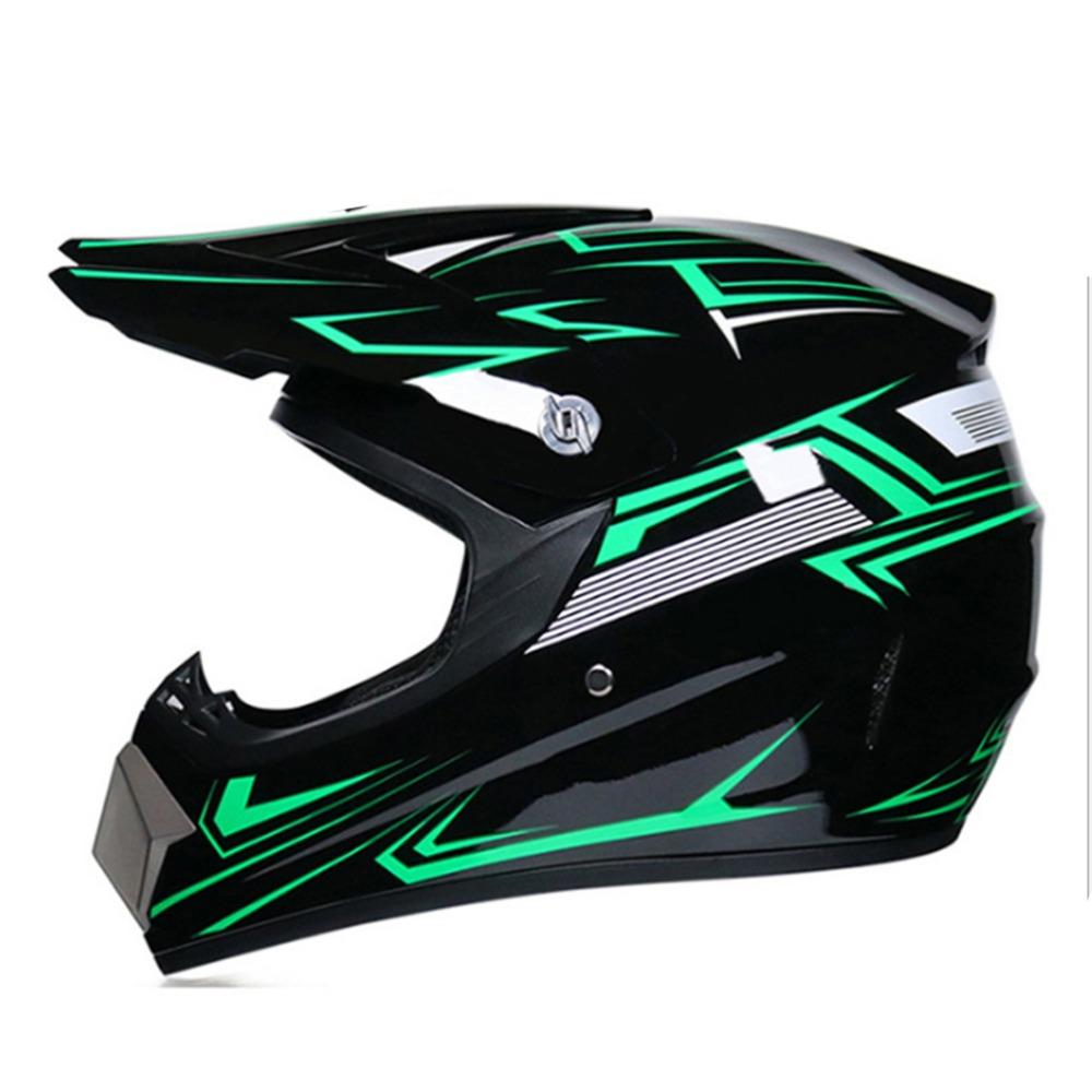 4 Pcs DOT Approved Motocross Helmet ABS MTB Helmet Comfortable Off Road Helmet Unisex