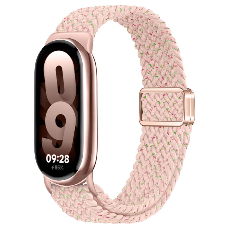 Плетеный нейлоновый ремешок для Xiaomi Watch 10/9/8 Магнитный ремешок-петля для Miband 10 9 8 NFC Спортивный браслет Замена для умных часов