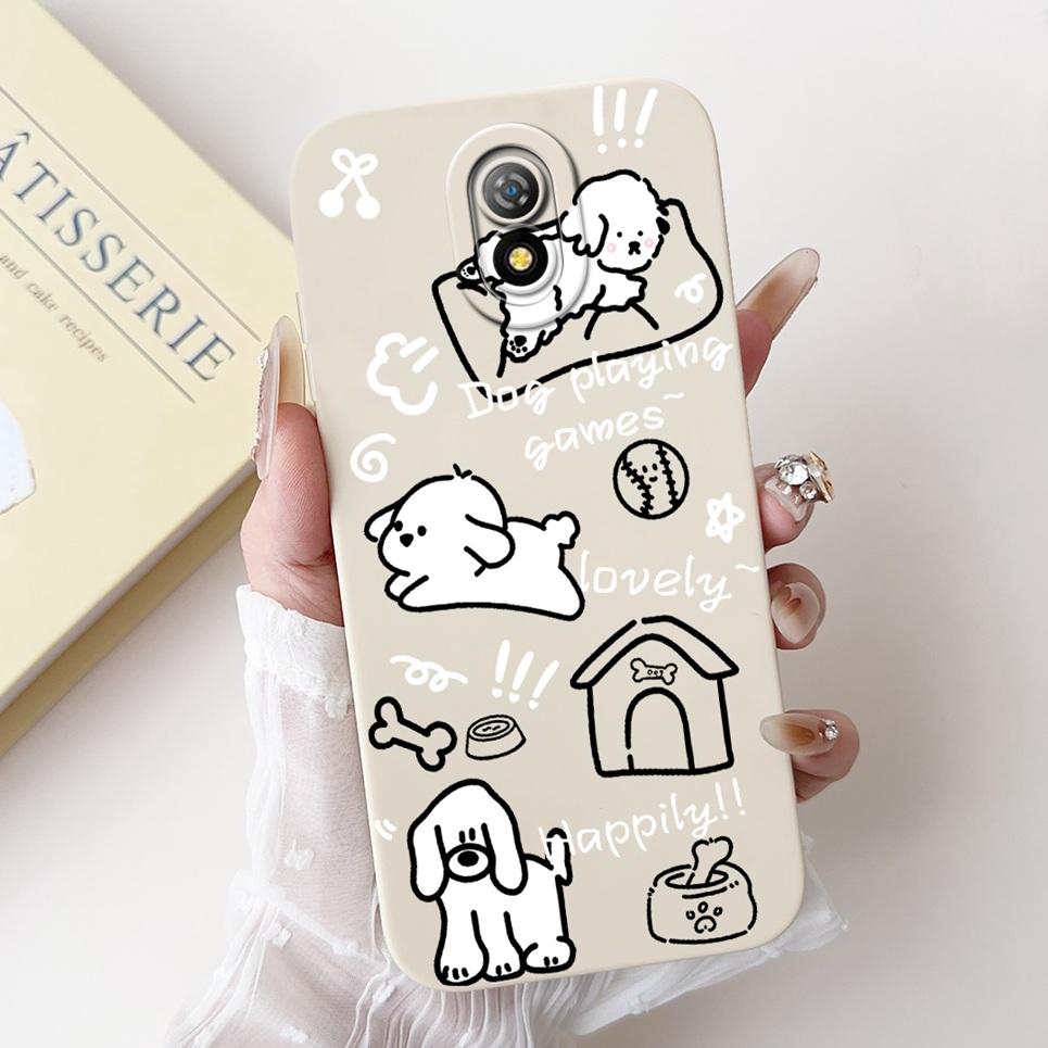 For Itel A16 / Itel A16 Plus Phone Cases Cover Flowe Rabbit Panda Avocado Soft Silicone Protective Bumper itela16 a16+ a16plus