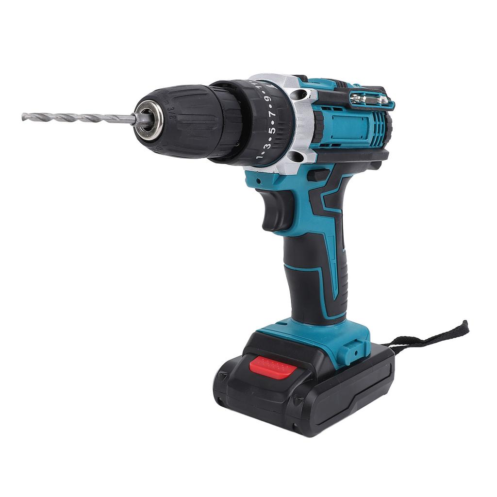 Power Drill Set with LED Light Bits 21V 25 Plus 3 Plus 2 Gear Setting Brushless Motor Professional